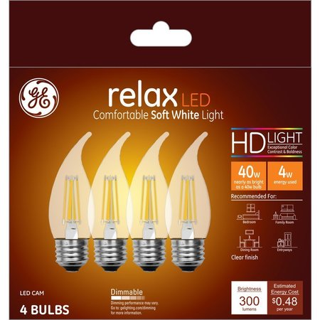 CURRENT Ge 4Pk 4W Sw Rel Bulb 45660